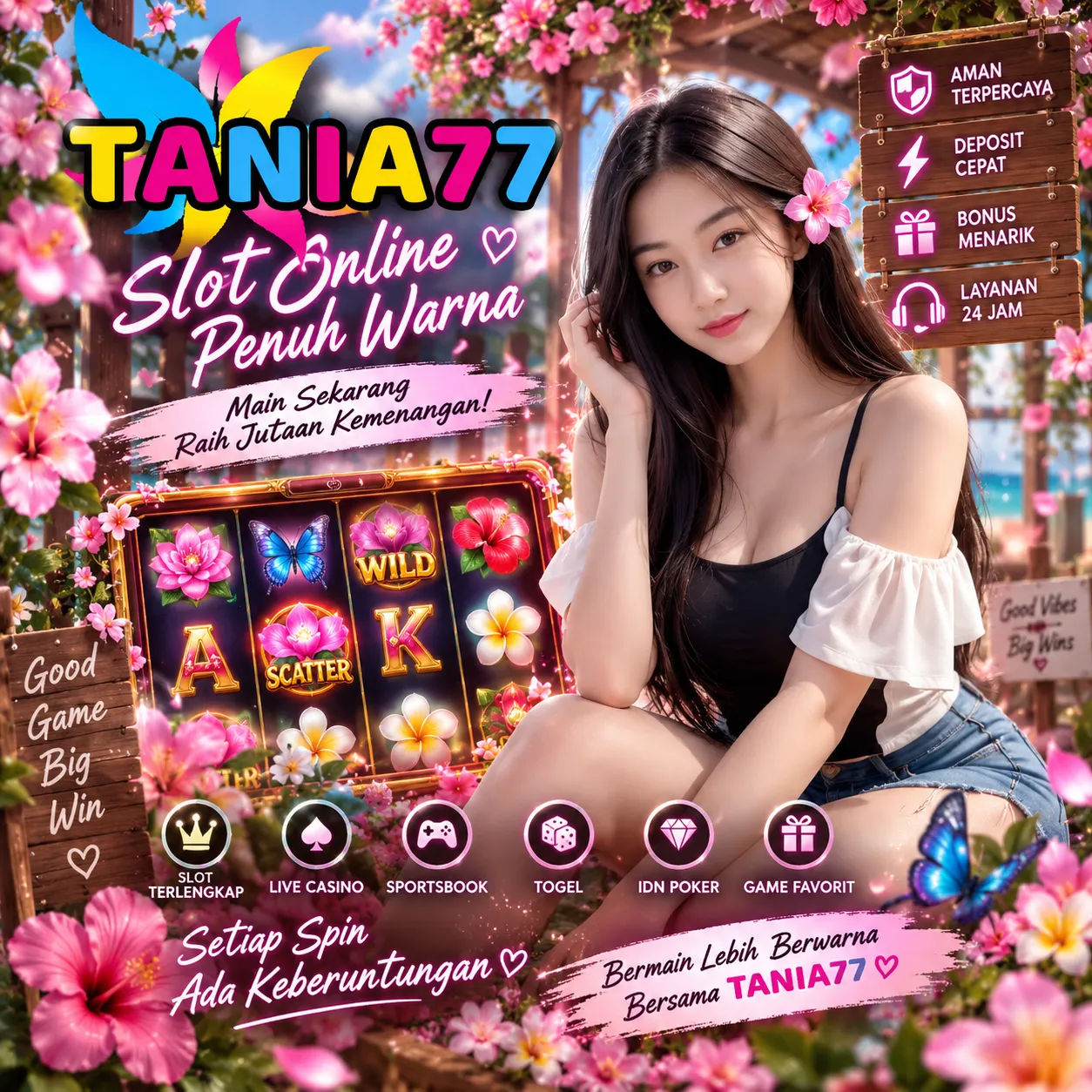 TANIA77 - Link Game Online dengan Tema Keindahan dan Menawan